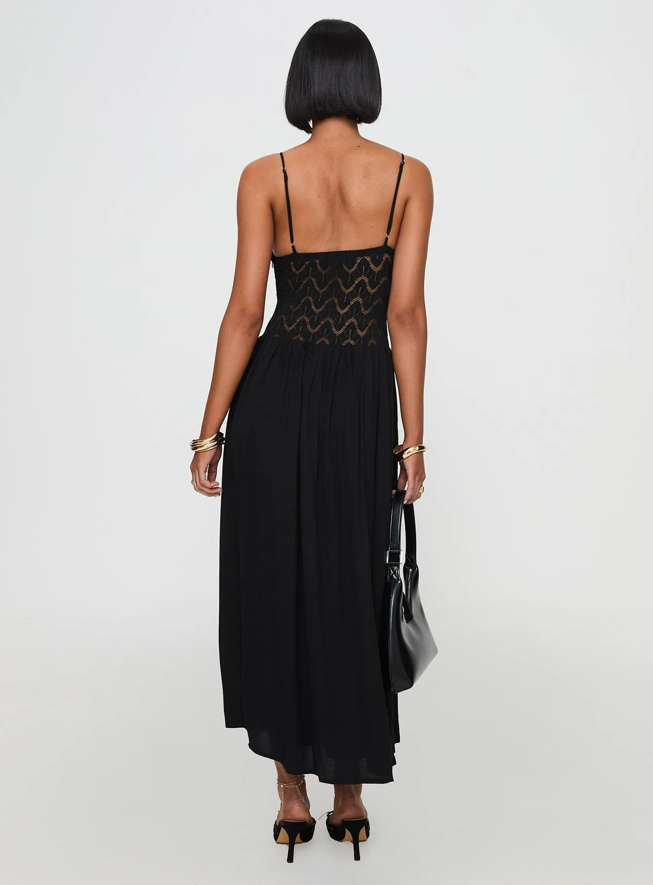Day To Night Speak Now Maxi Dress Black
