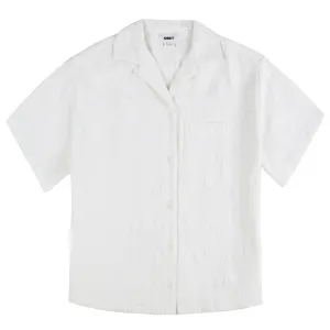 Reinforced Hem Obey Womens Manor Jacquard White