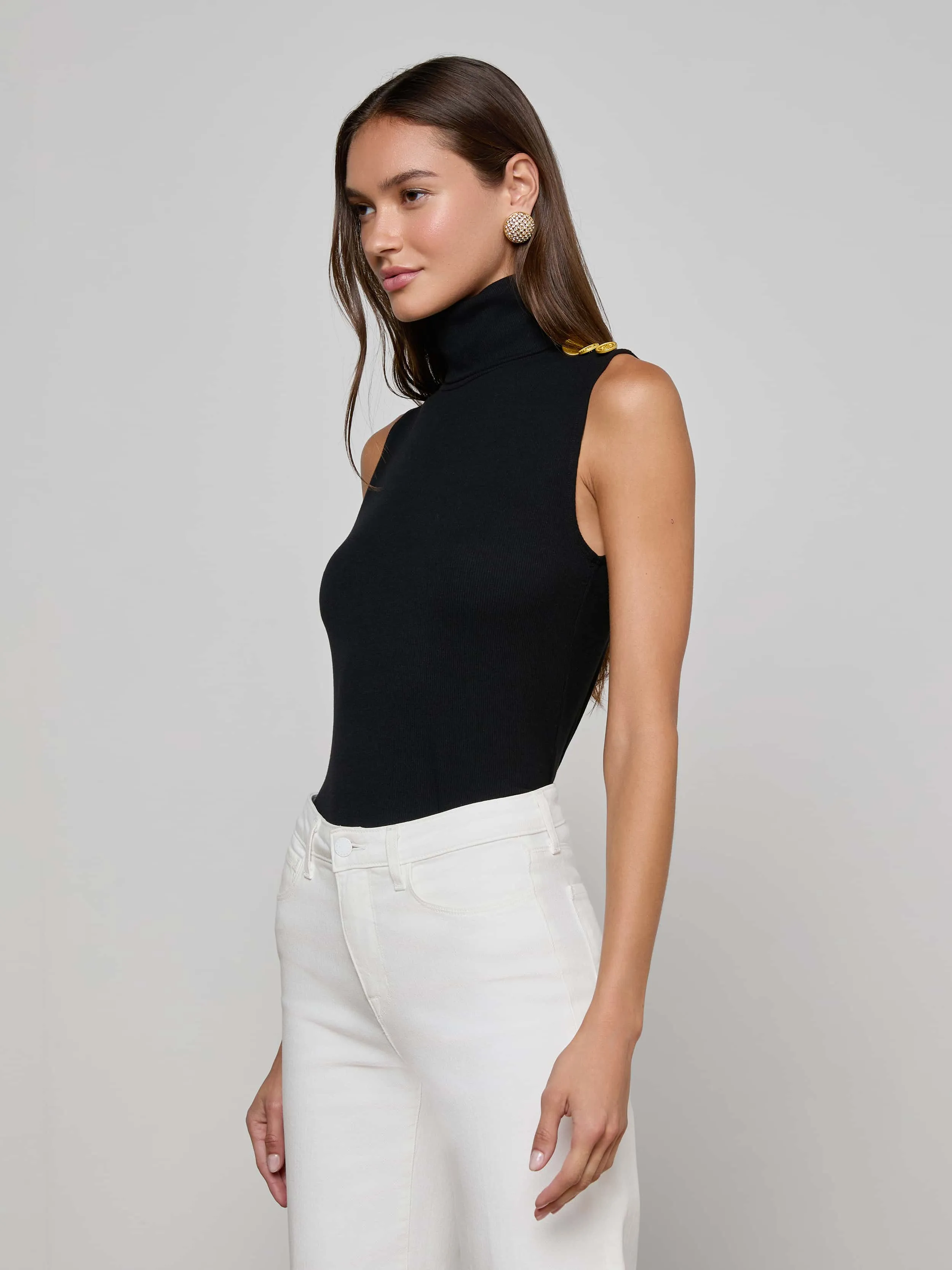 Light Casual Wear Ceci Sleeveless Turtleneck