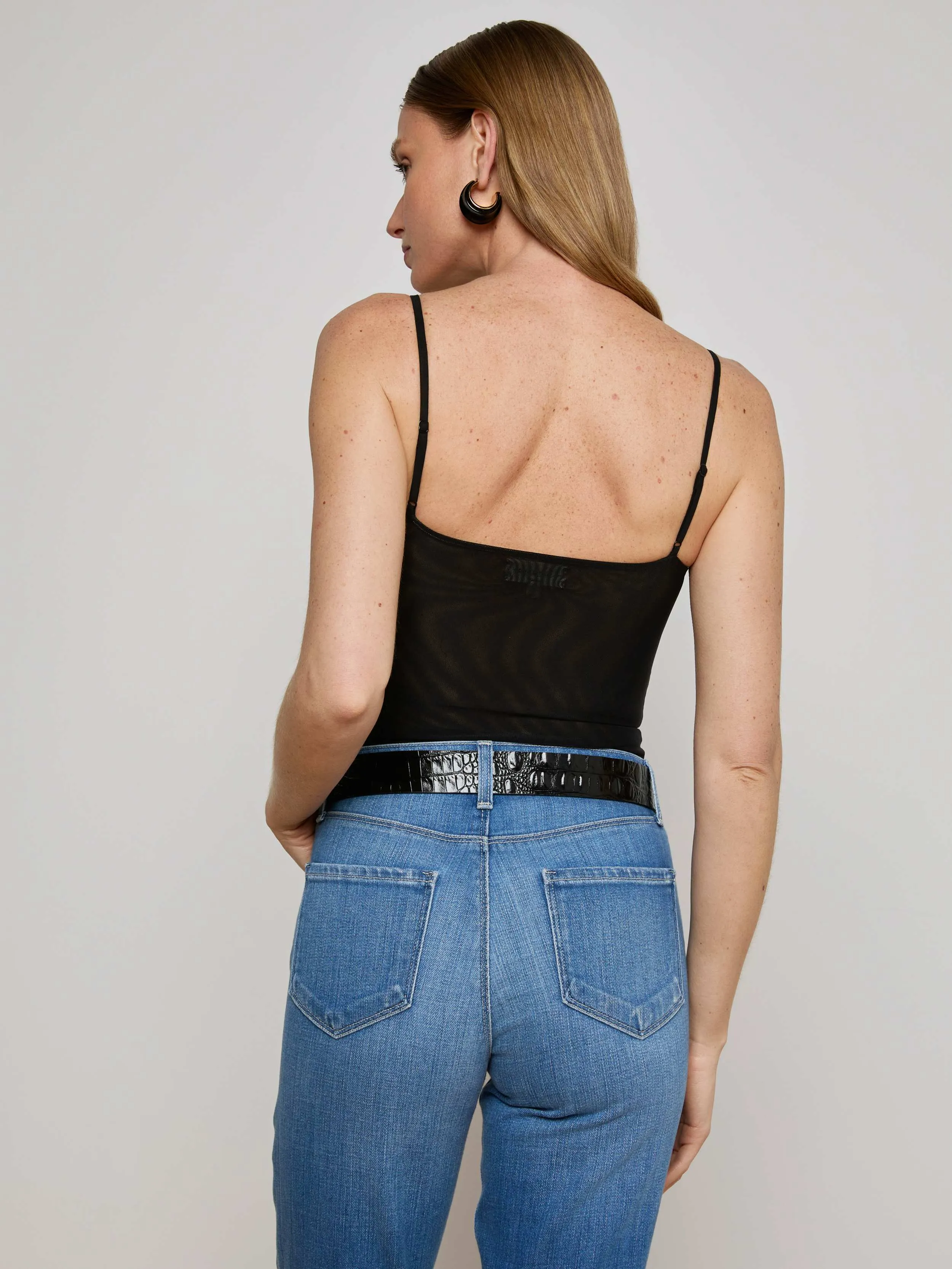 Elowen Mesh Bodysuit SweatAbsorbentLining