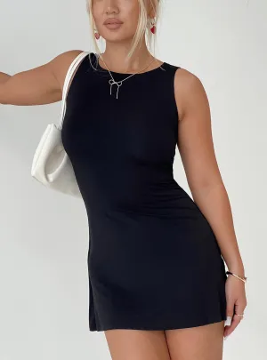 Contemporary Vibe Karreey Mini Dress Black Petite