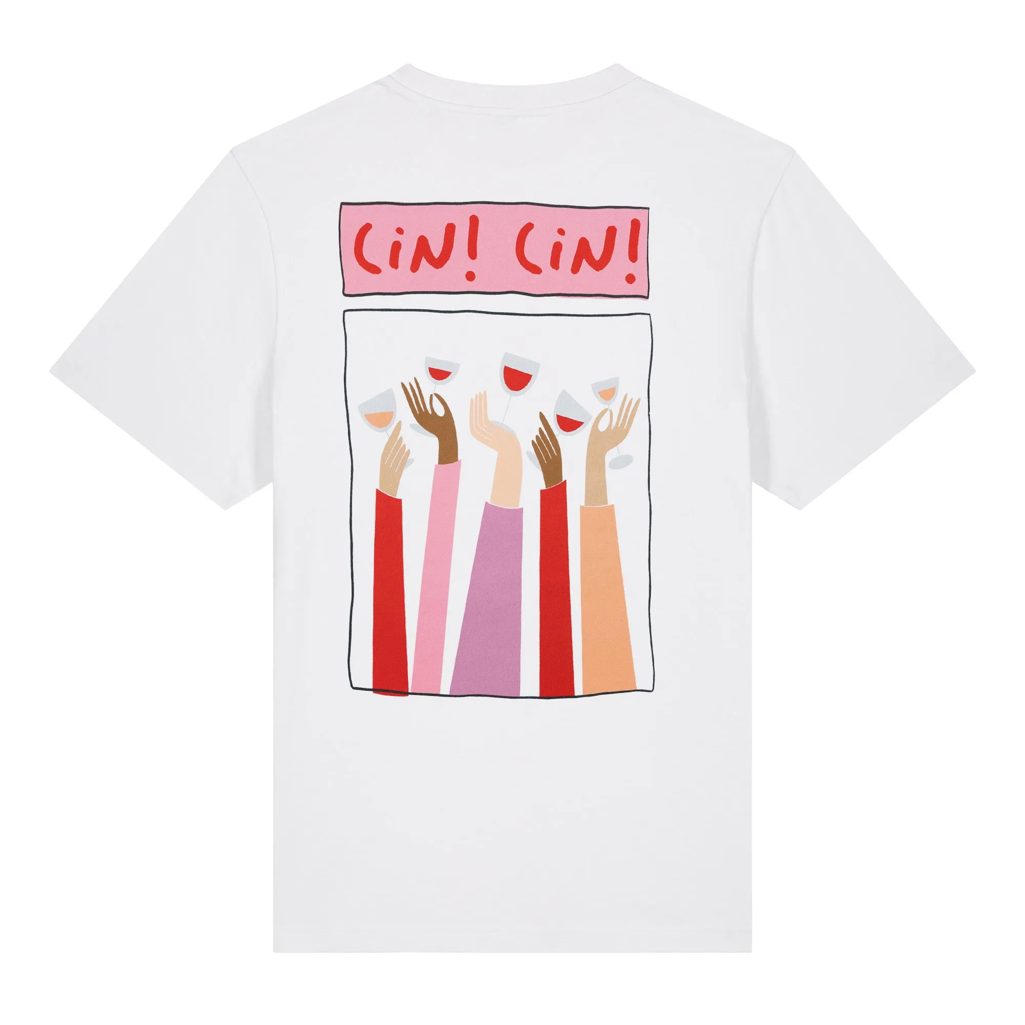 Cin Cin Wine Relaxed Fit Non Restrictive Silhouette Sleeveless freedom