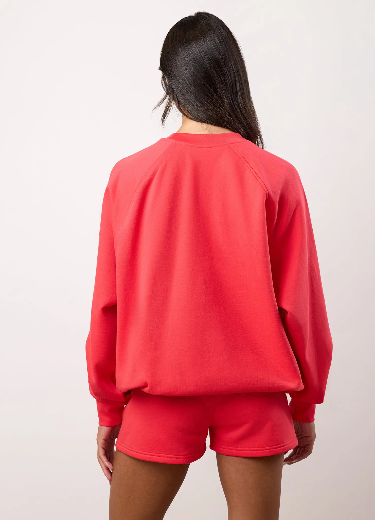 Gym King Shadow Oversized Crew - Watermelon Weekend Active