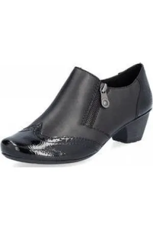Zip Up Rieker Ladies Shoes 41757-00