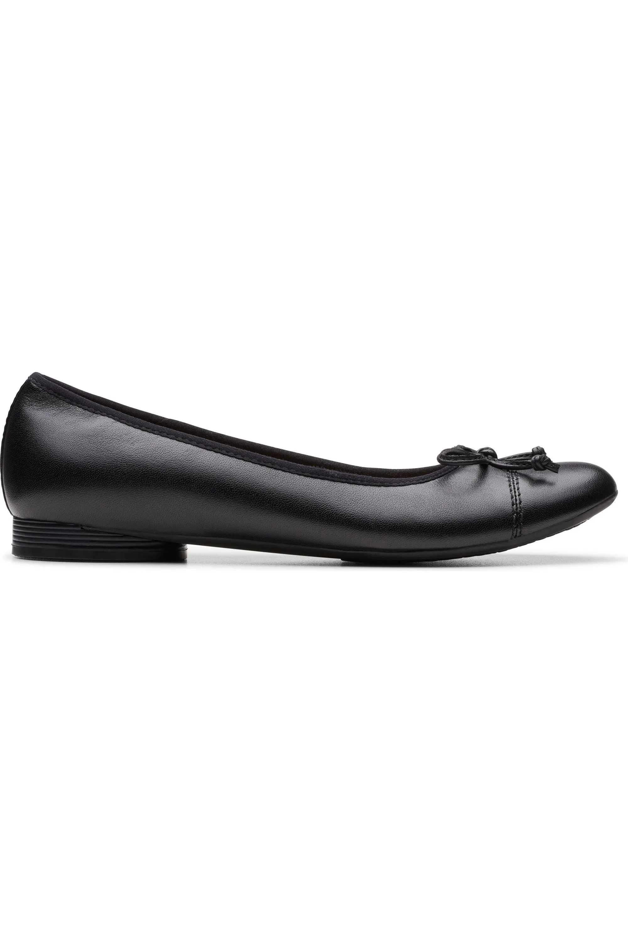 heel cup Clarks Loreleigh Rae in black leather