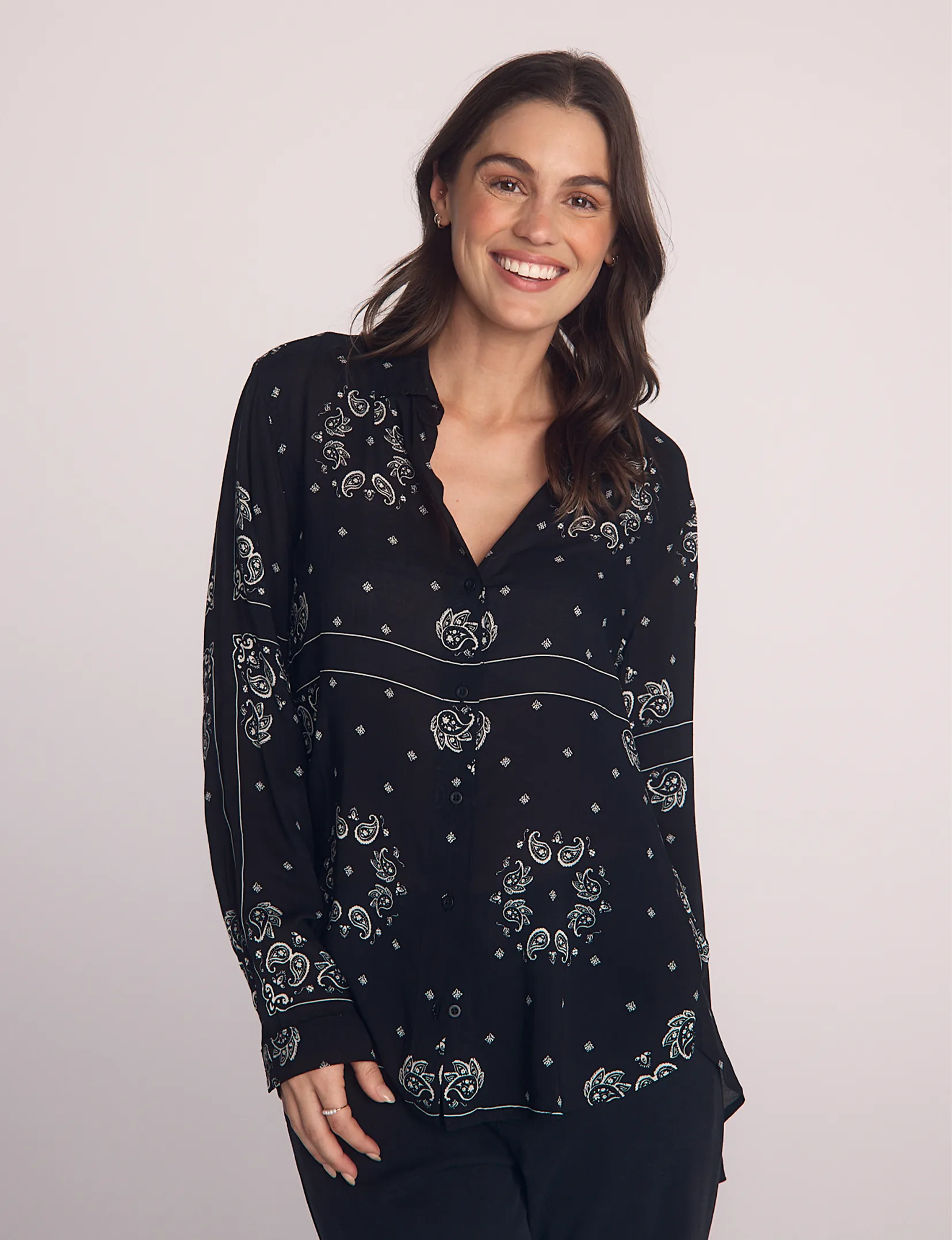 Classic Button Down, Bandana All-Day Stretch