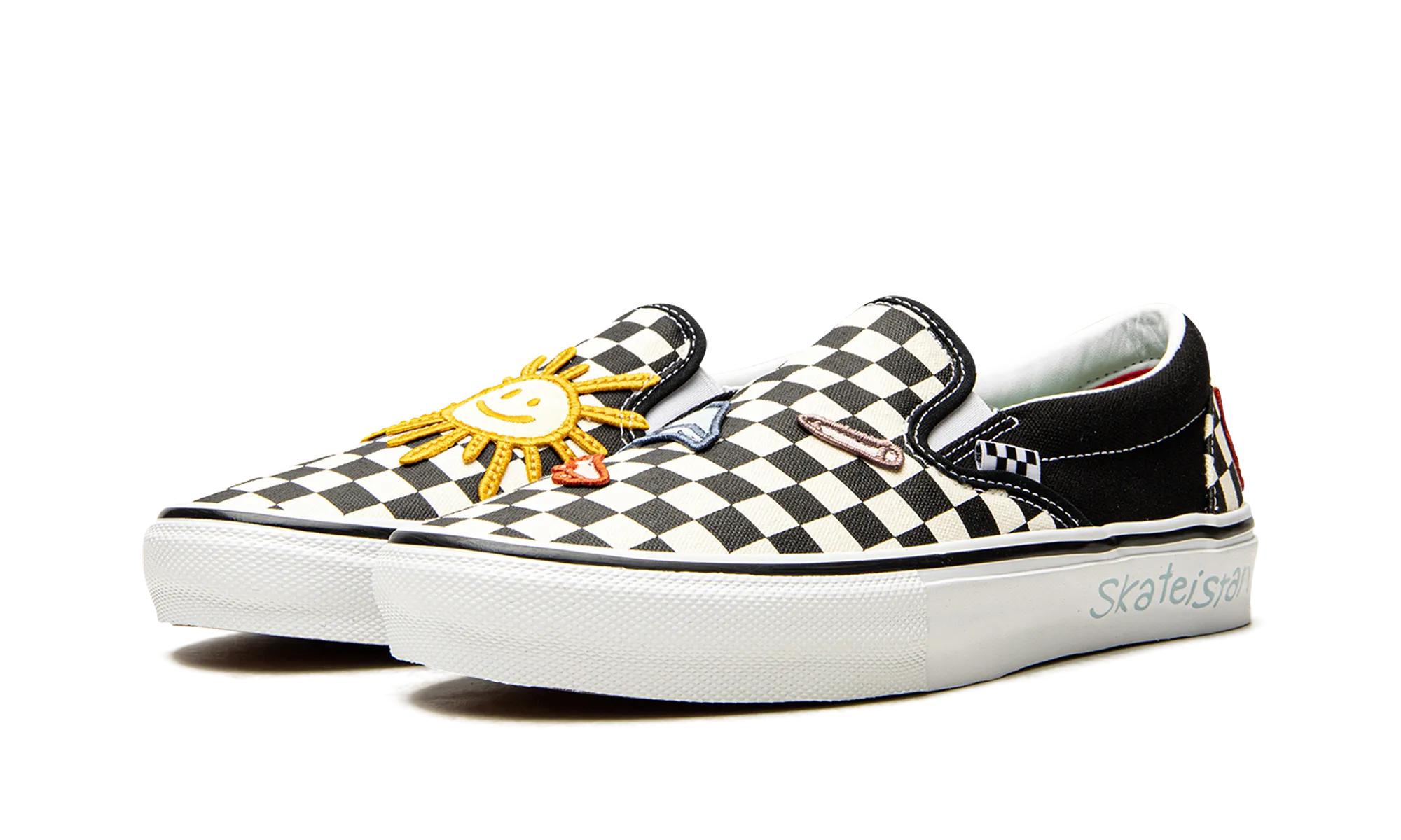 Classic Slip-On "Skateistan" Soft Collar Padding Platform Sole
