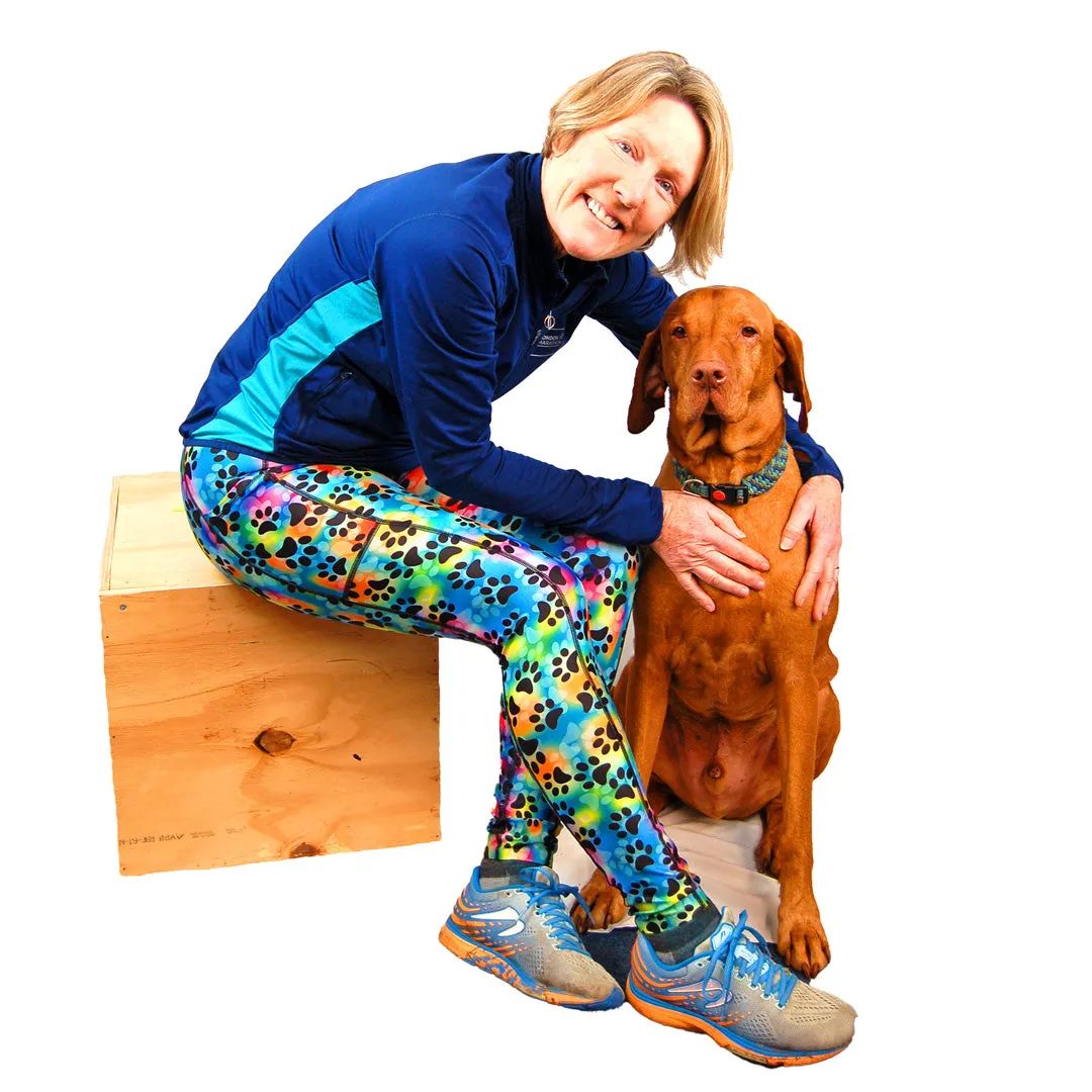 Unisex Leggings | Rainbow Paws Evening Walk Maternity Wear