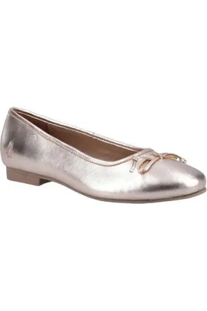 Hush Puppies Naomi Ballet in rose gold Low Profile Ocean Edge