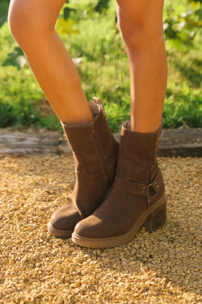 Clyde Brown Moto Boots Comfortable Style