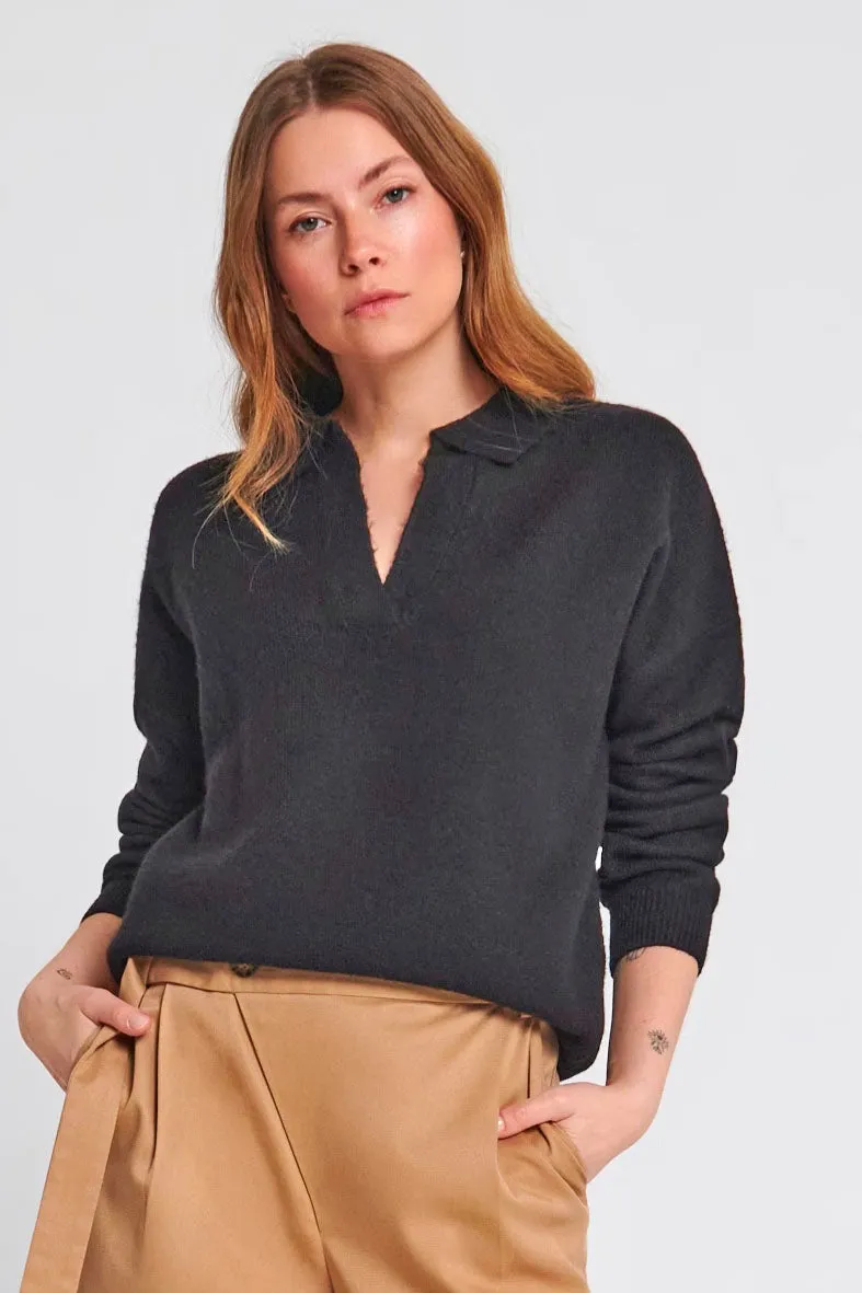 Collared Oversize Jumper Ready Style Fashion Favorite