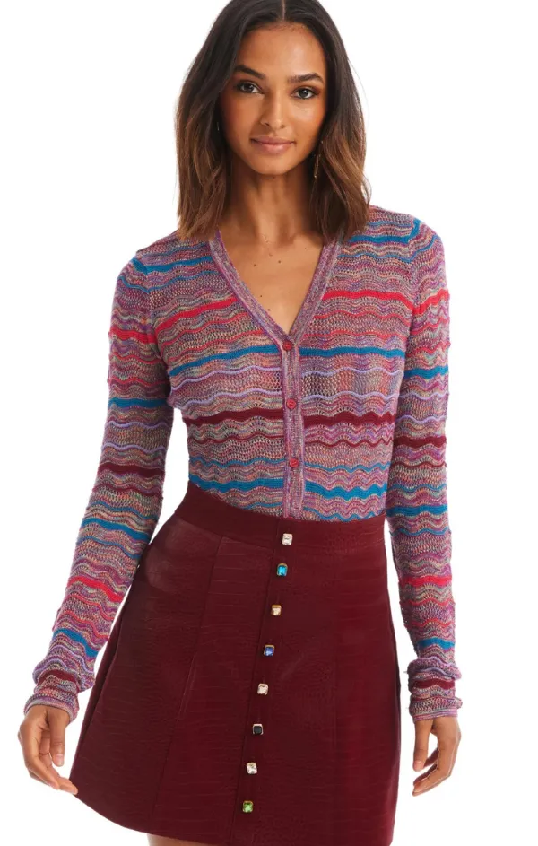 Modern Trend Colleen Cardigan in Jewel Box