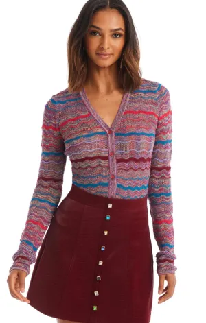 Modern Trend Colleen Cardigan in Jewel Box