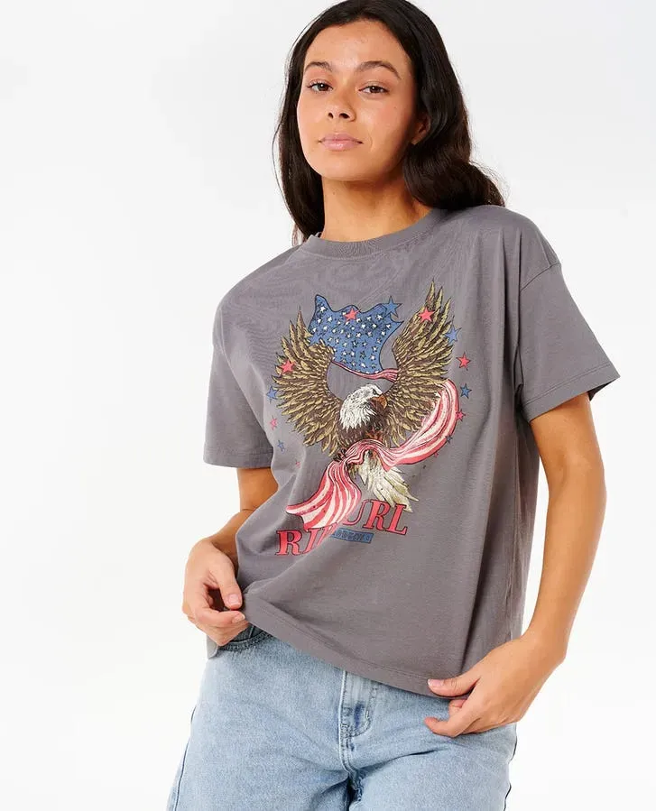 Day-to-Day Comfort Rip Curl Womens Shirt 4th of July Relaxed Tee