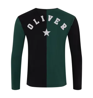 Reinforced Shoulder Seams LayeredHemDetails Personalised Slytherin Triwizard Shirt