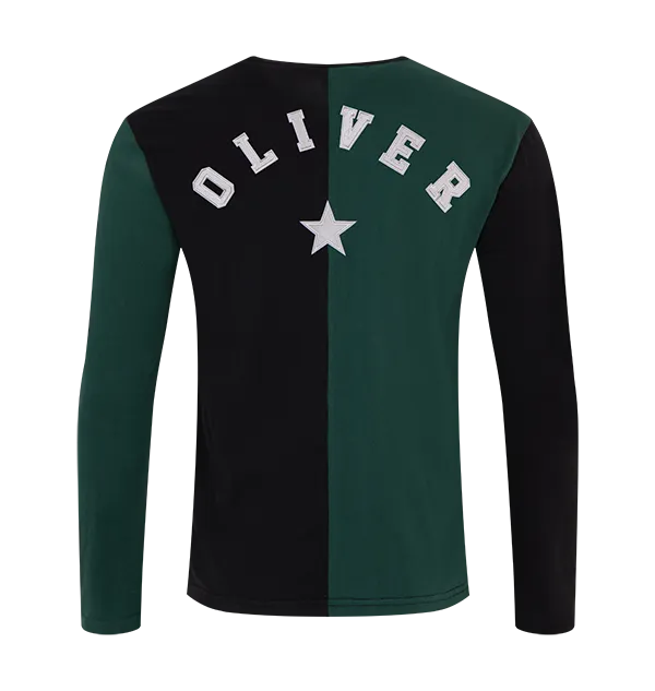 Reinforced Shoulder Seams LayeredHemDetails Personalised Slytherin Triwizard Shirt