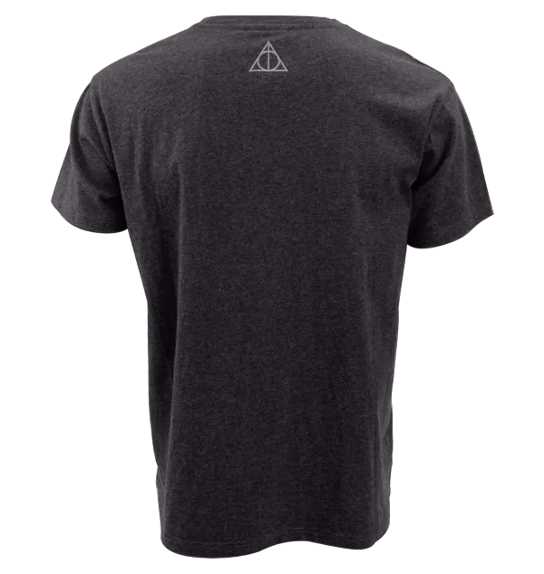 Cozy Vibe Fashionable Fit Deathly Hallows Smoky Charcoal T-Shirt