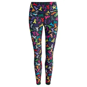 Unisex Leggings | Ribbons Soft Waistband Sculpted Fit