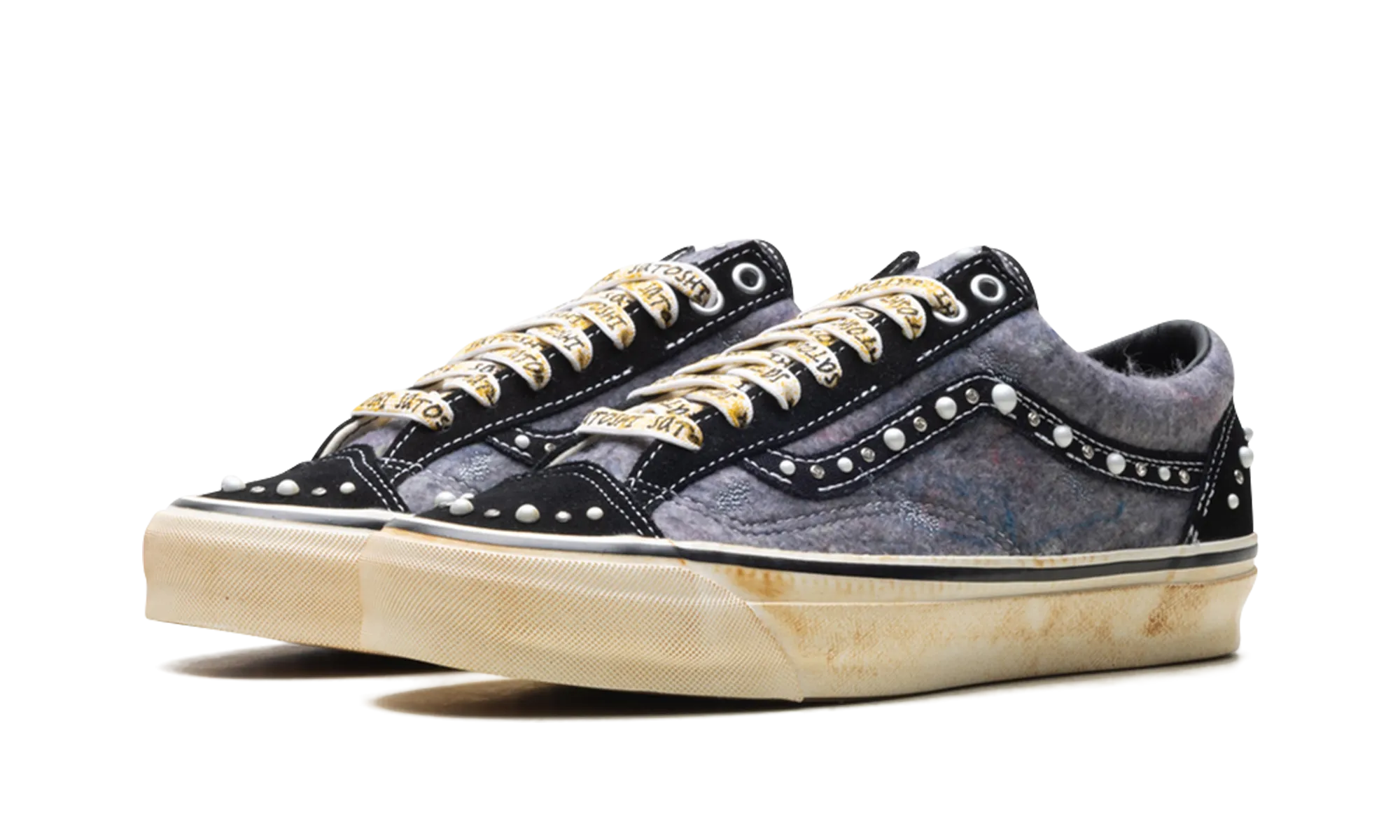 Quick Hop Metro Go OTW Old Skool Reissue 36 "Satoshi Nakamoto Pearlized Speckled Moving Blanket Grey"