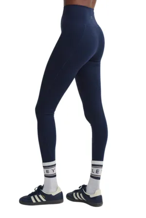 Shape High Pocket Legging 25", Dark Sapphire Camping Gear Postpartum Fit Active Movement