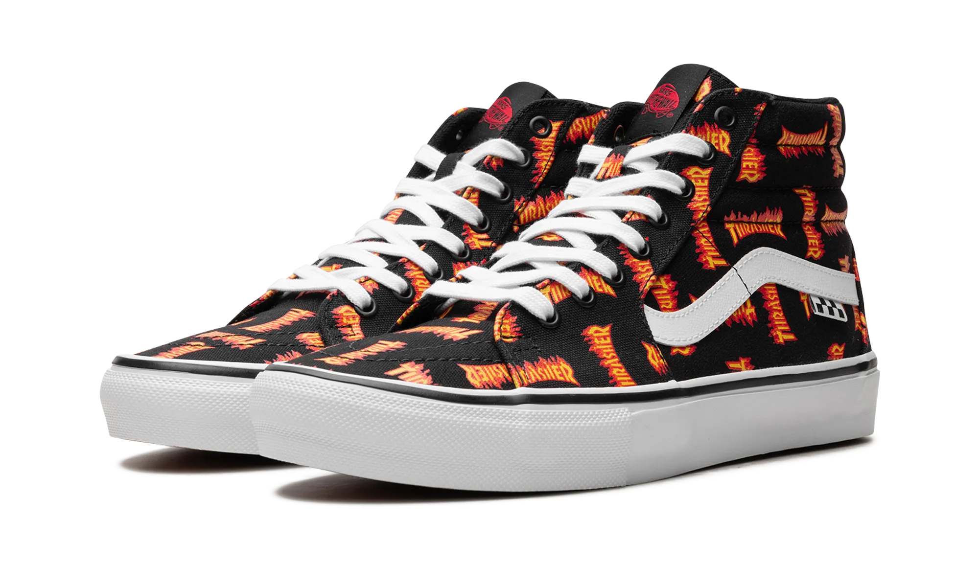 Soft Soles Oxford Style Sk8-Hi "Allover Thrasher Logo"