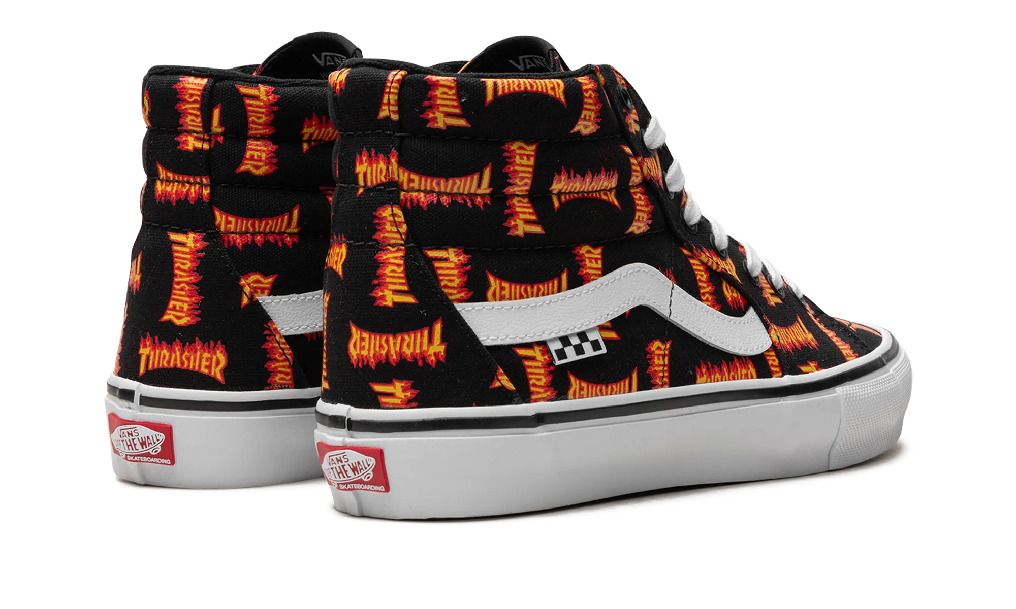 Minimalist Retro Tone Sk8-Hi "Allover Thrasher Logo"