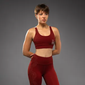 Venum Serpenti Women??s Sports Bra - Burgundy/Ivory Secure Comfort teenagers'