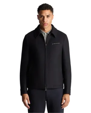 ReinforcedElasticHem Sealed Seam Construction ID24732-Remus Navy Casual Jacket