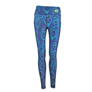 Unisex Leggings | Blue Peacock Ultra light
