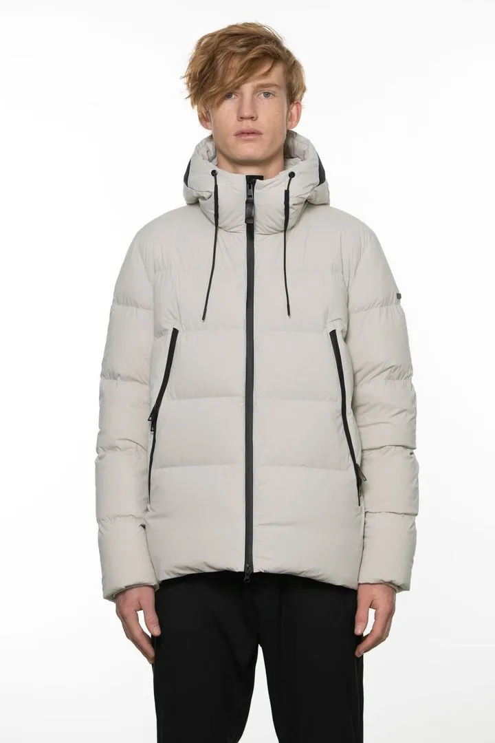 ID40297-Duno Jump Off White Jacket Sustainable Material