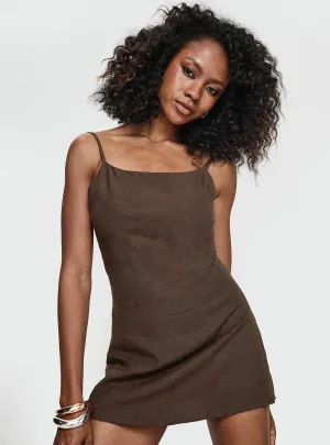 Cookie Mini Dress Chocolate Urban Look