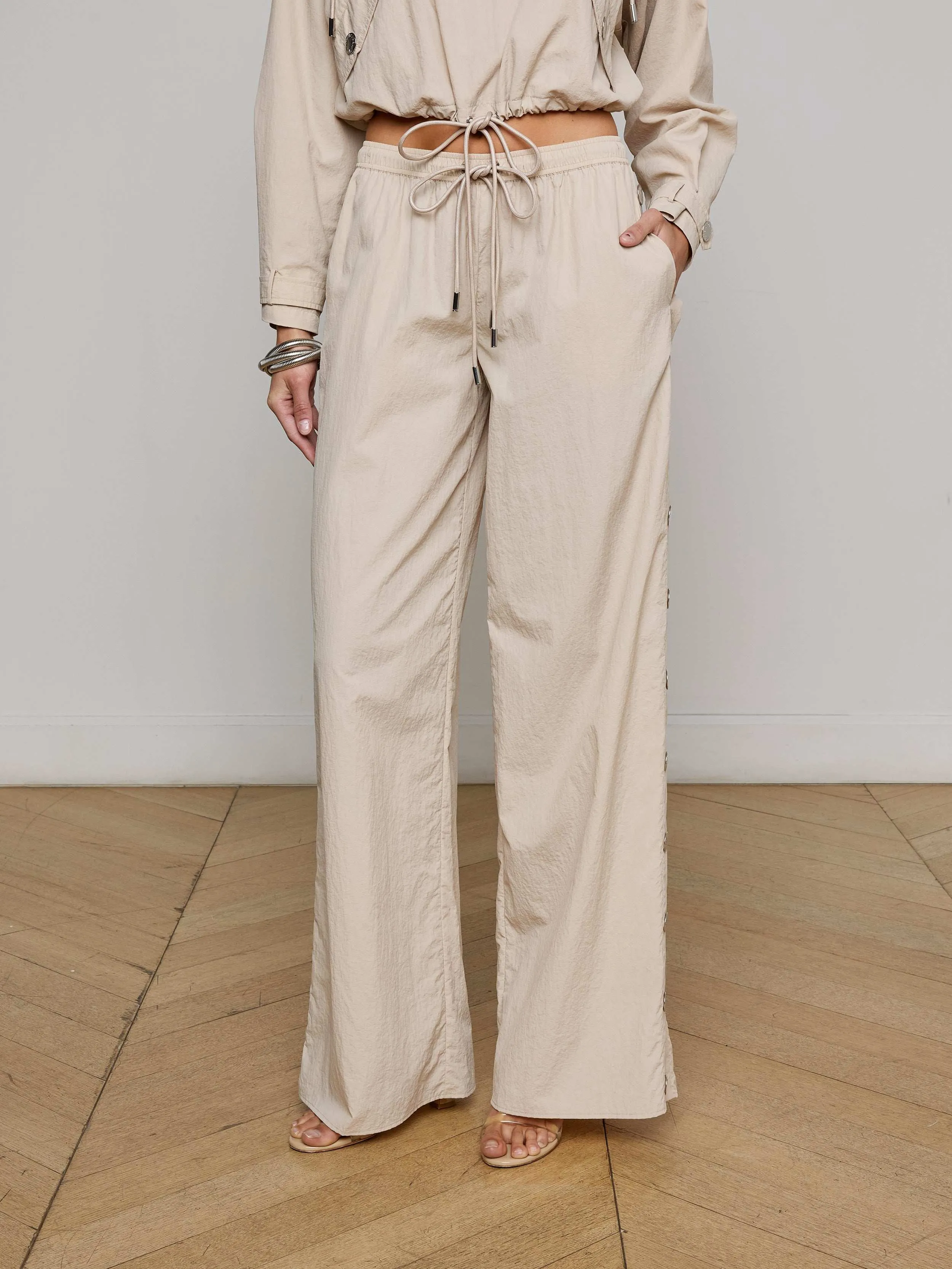 Hidden Storage Compartments Relaxed Daily Style Valkyrie Snap Pant