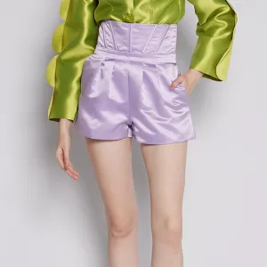 sophisticated appearance Teflon Coated Finish Corset Short