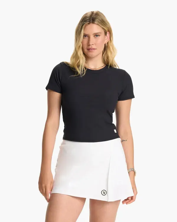 Vuori Womens Shirt Pose Fitted Tee Weekend Outfit Daily Style Trend