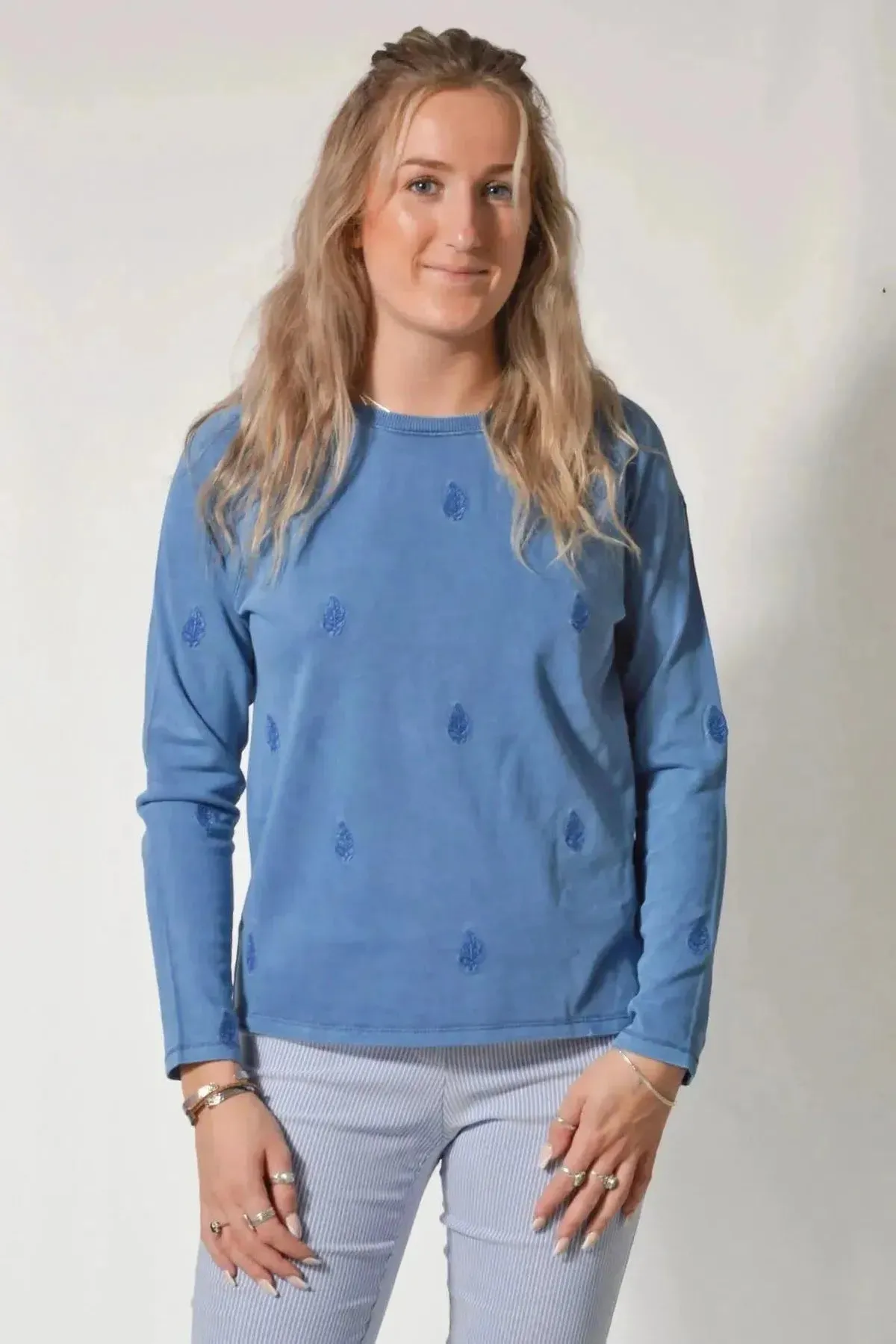Lightweight 'Beach Walk' Sweat Top Easy Comfort