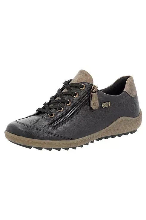 Breathable Road Trip Shock Absorption Technology Rieker R1402-08 in Black combi