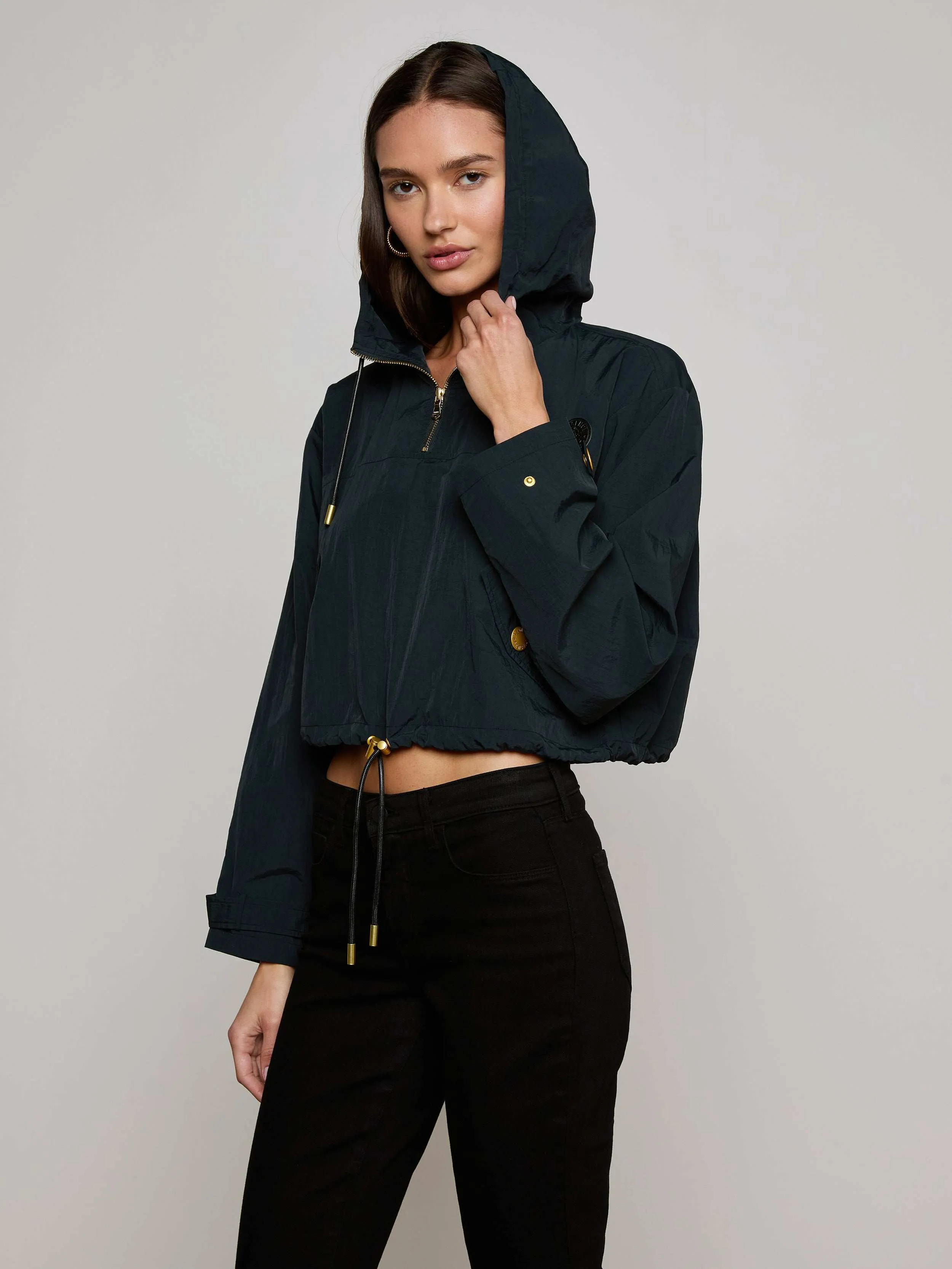 Smart Weather Style Bronwyn Cropped Windbreaker