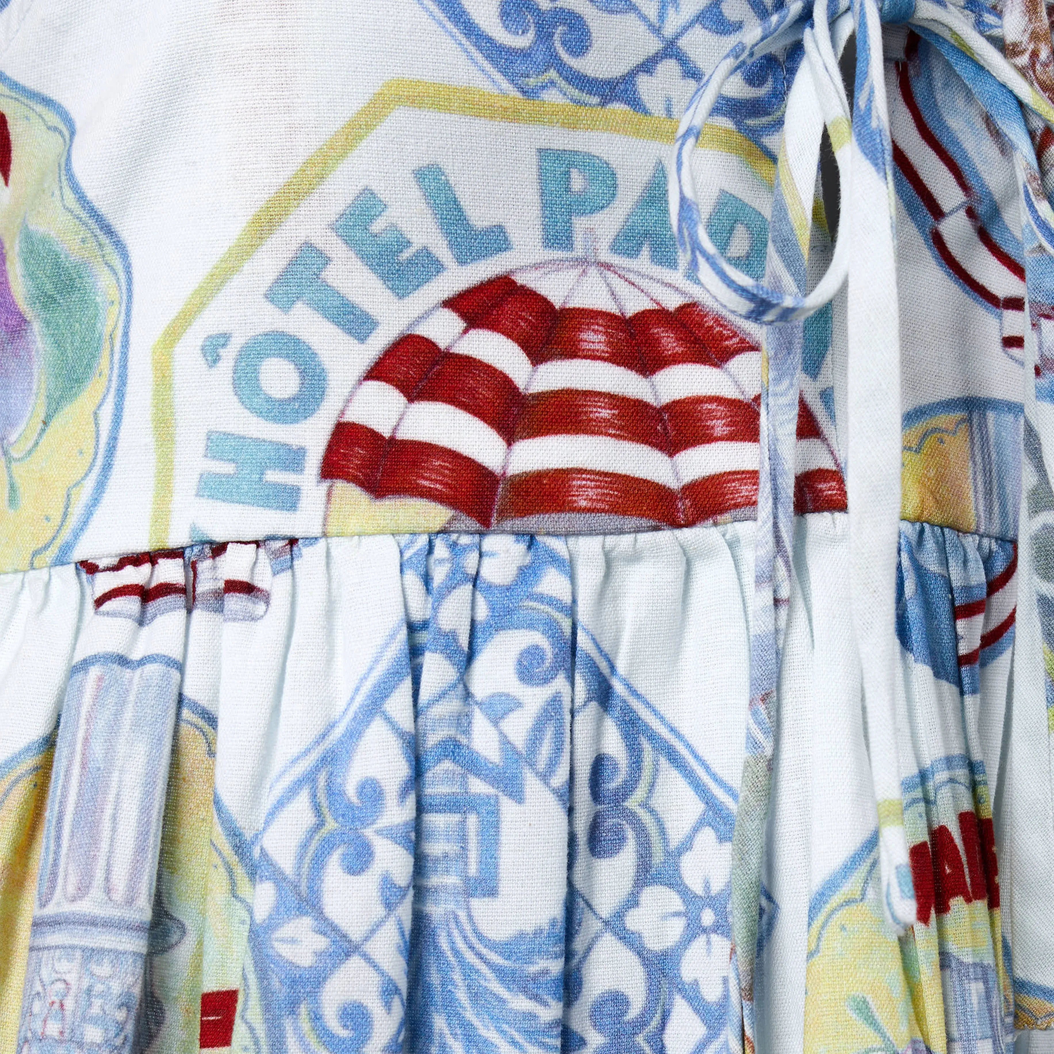 Damson Madder Penny Shell Top Holiday Print BreathableLining