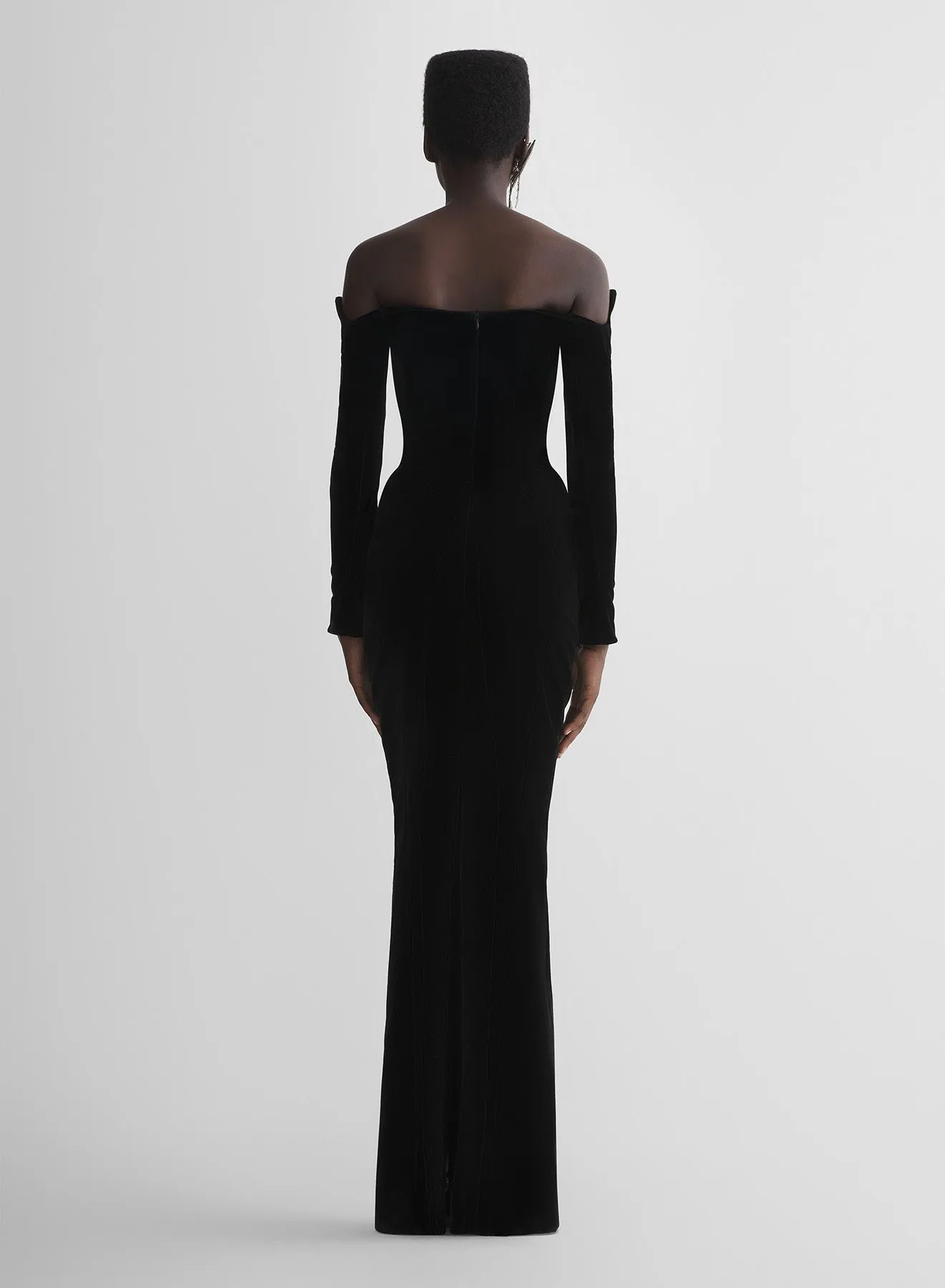 re/edit les m??duses gown Modern Layering Soft touch evening dress