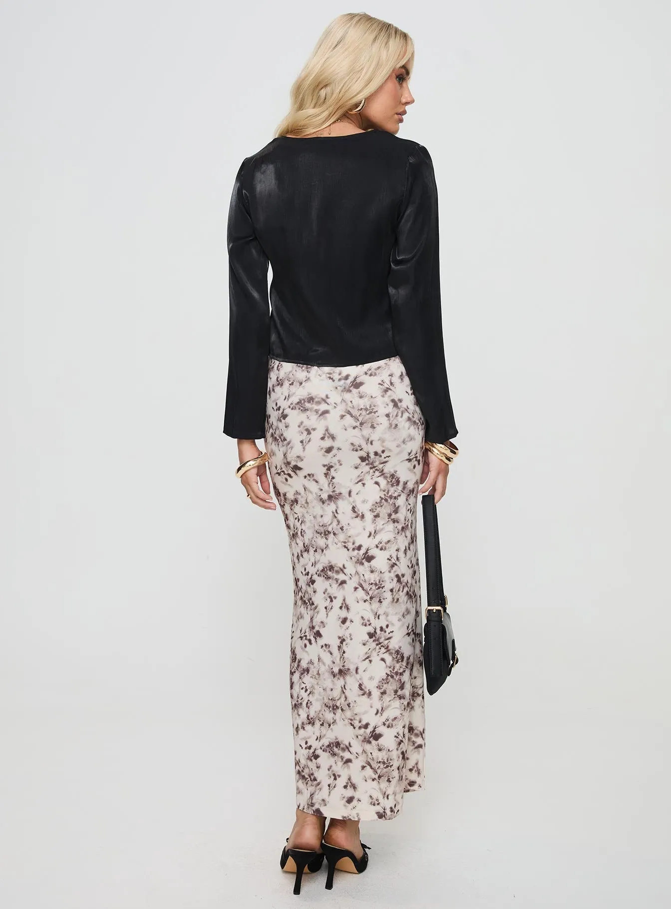 Della Valle Maxi Skirt Multi Crisp Finish Light Moodboard