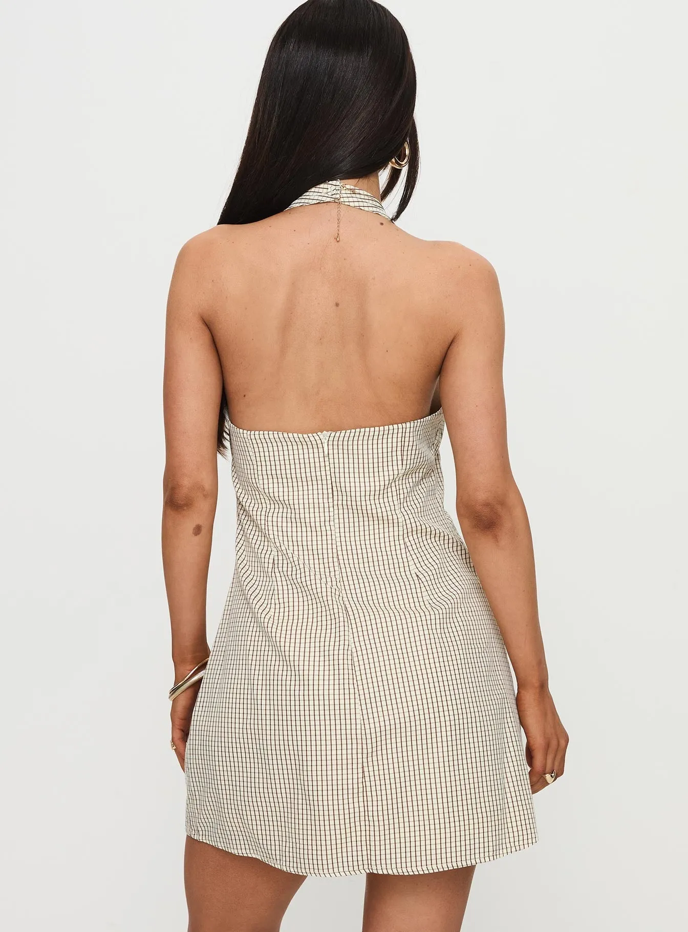 Casual Core Madalene Halter Mini Dress Multi