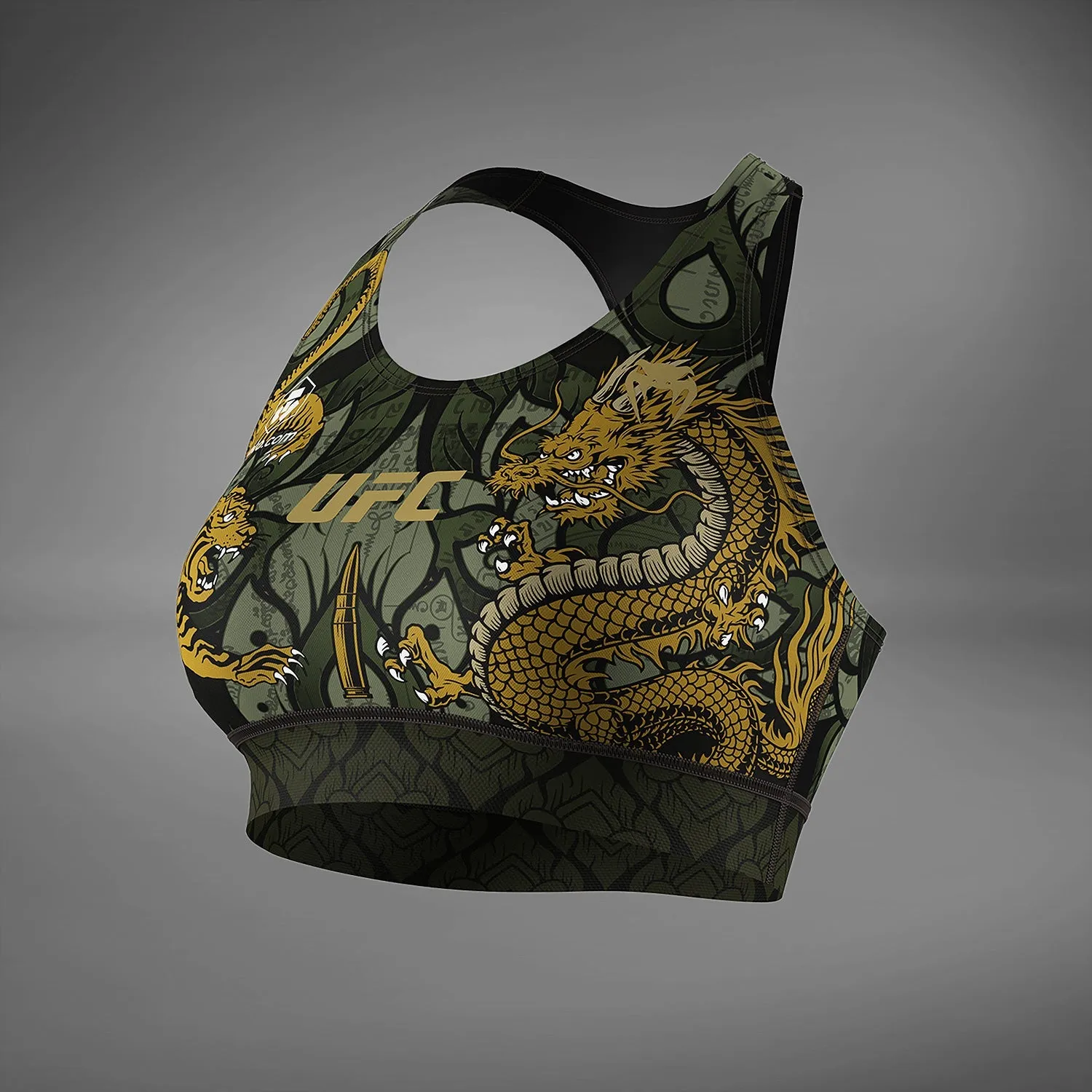 Women??s UFC Unrivaled by Venum Green Valentina Shevchenko Sports Bra Fashion activewear