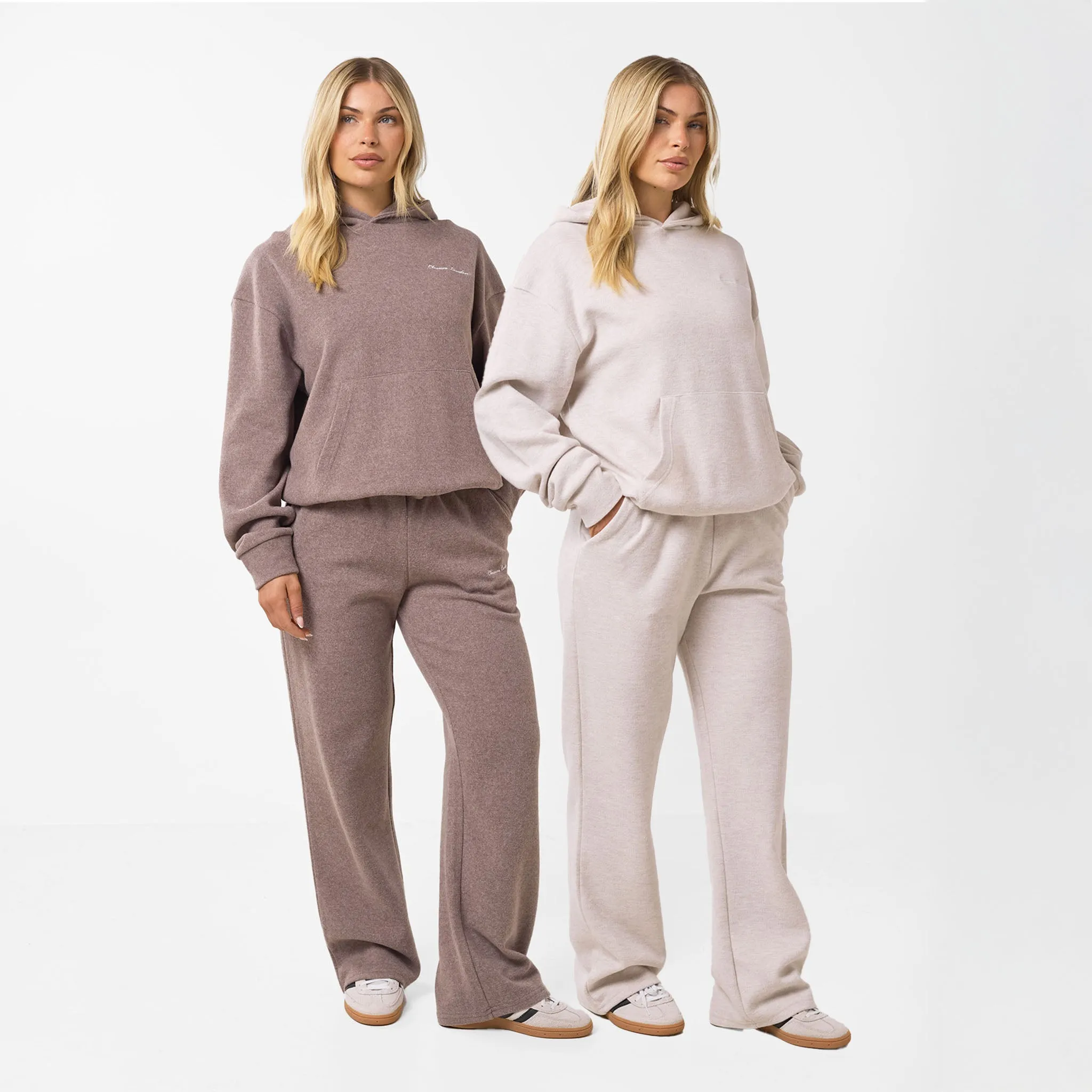 Classic Jeans FadeResistantColors 2-Pack Soft Knit Tracksuit | Brown/Oatmeal