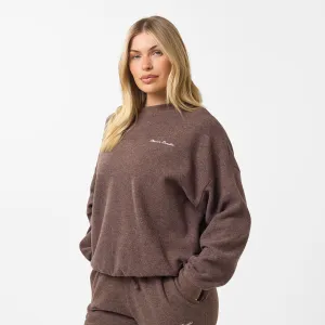 Soft Knit Crewneck I Coffee Effortless Fashion AntiFadeTechnology