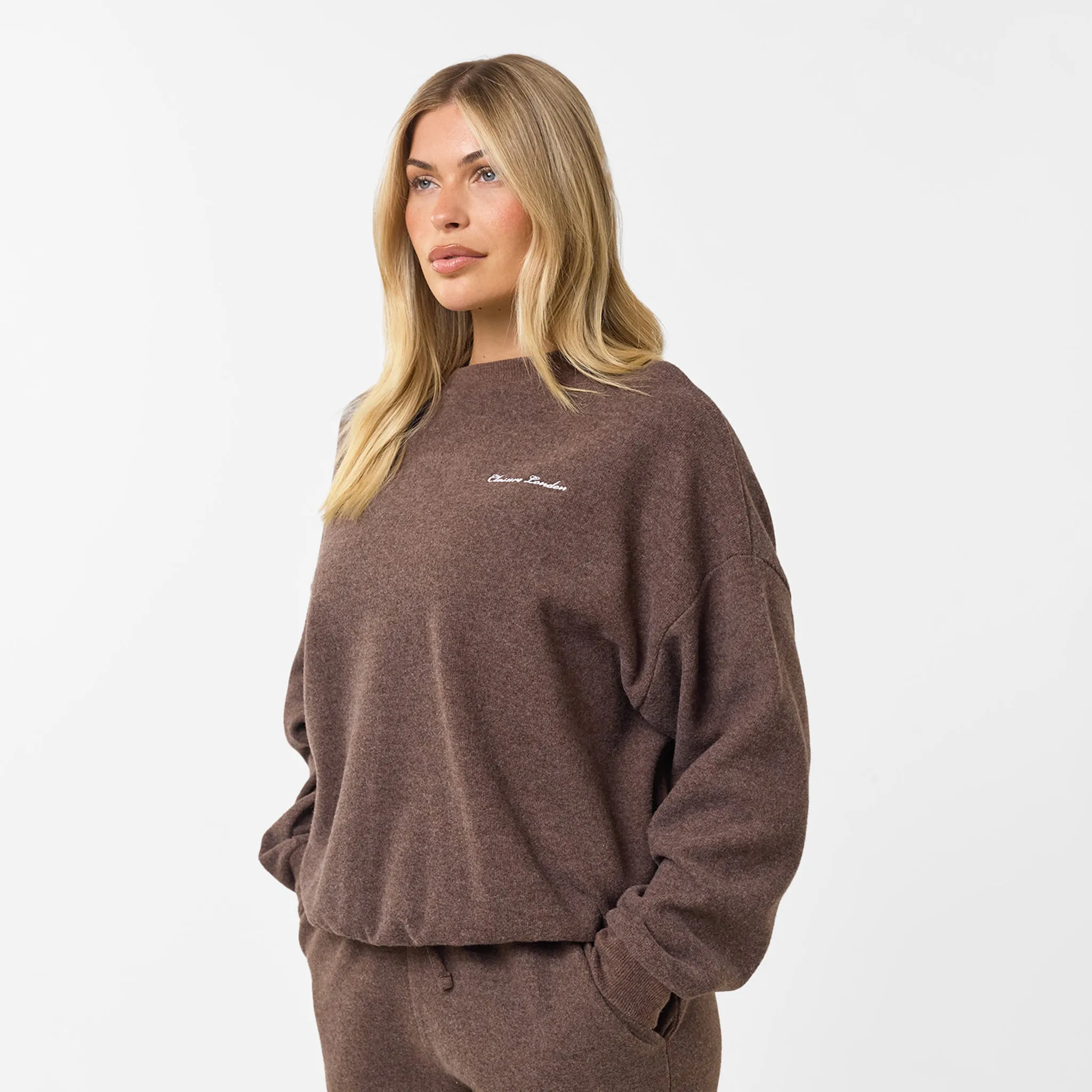 Soft Knit Crewneck I Coffee Seasonal Style