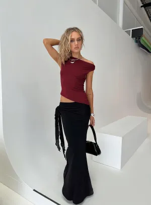 Dohert Maxi Skirt Black One size fits most