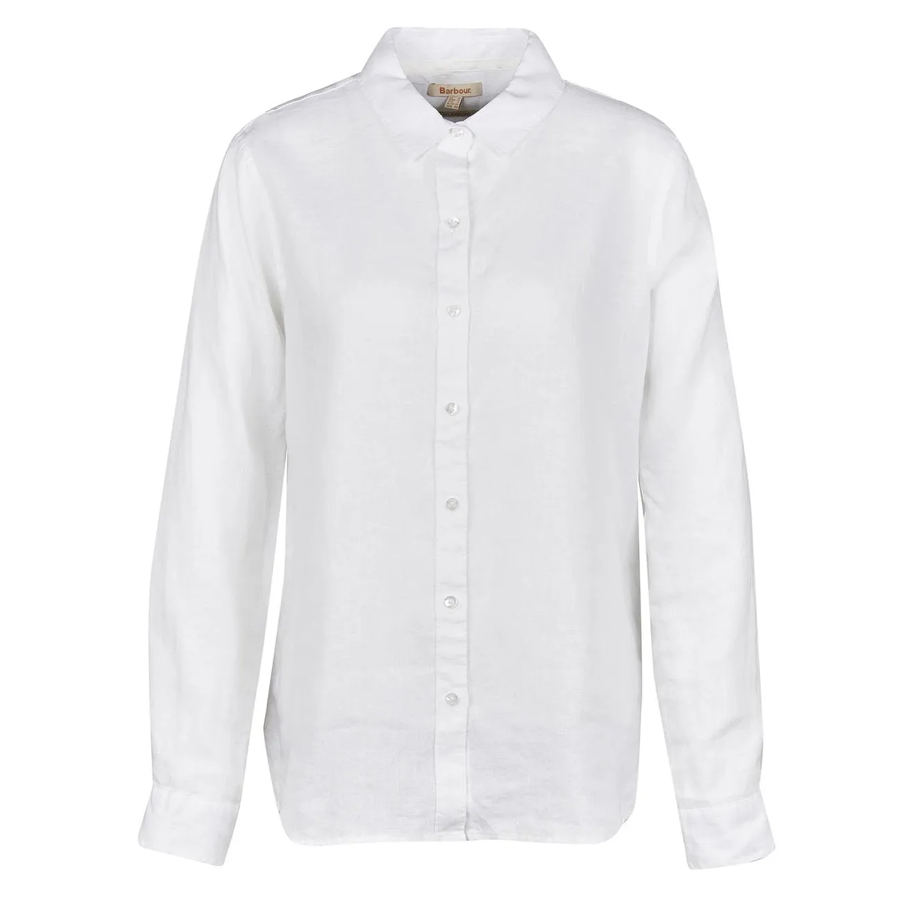 Cozy Knit Japan Neat Barbour Womens Marine Relaxed Shirt White
