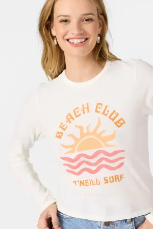Oneill Womens Shirt Shoreline Long Sleeve Tee Easy Wear Option in demand