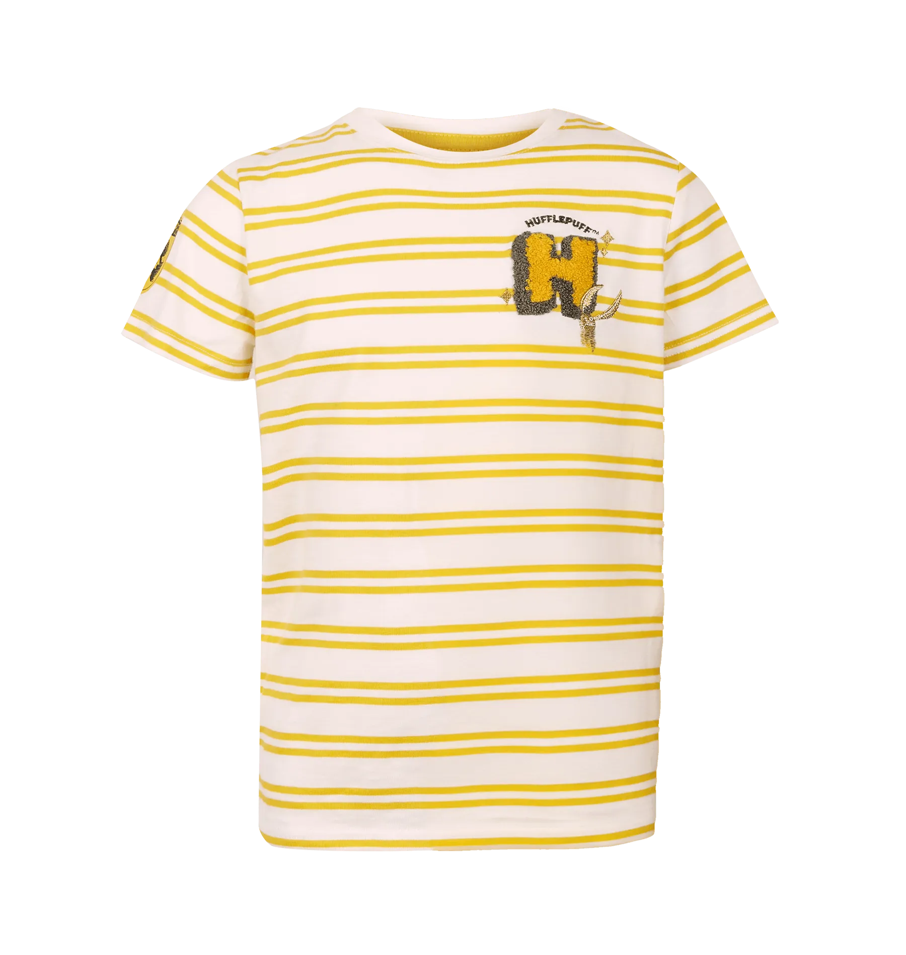 Sleek Look Kids Hufflepuff Striped T-Shirt