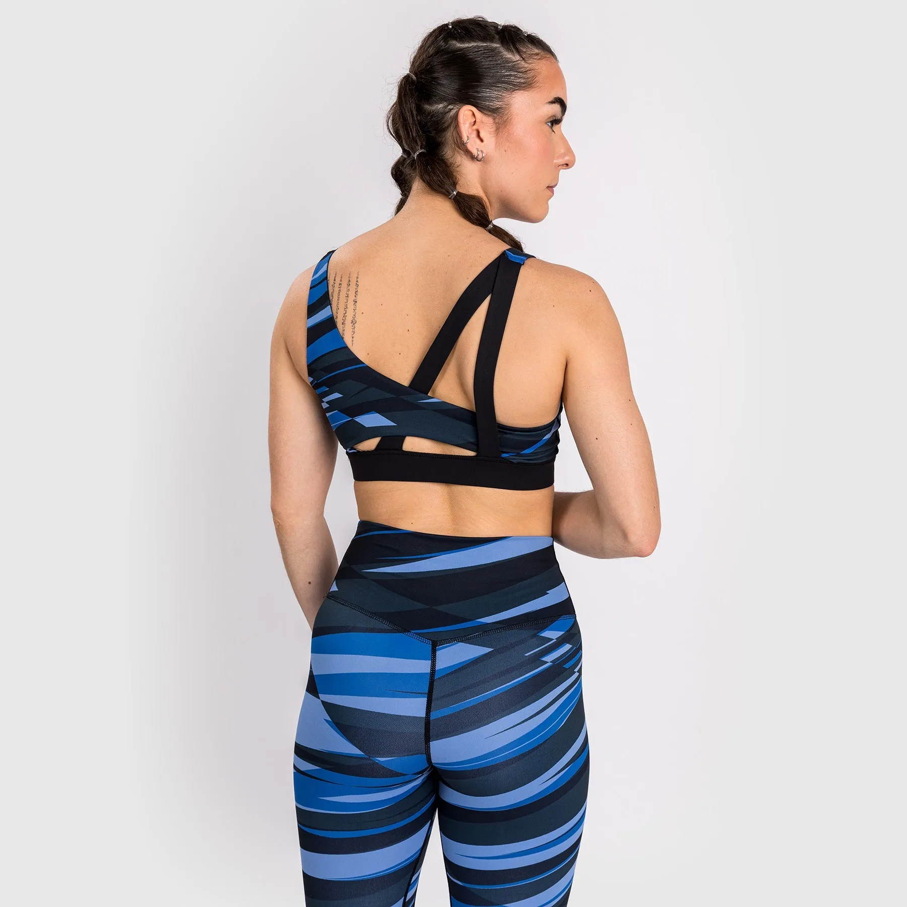 Venum Abyss Women??s Sports Bra - Shadow Blue Sleeveless